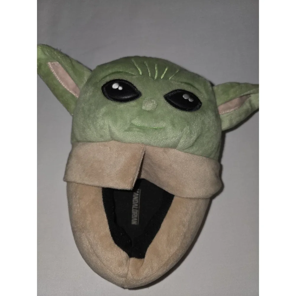 Disney Mandalorian Baby Yoda Star Wars Toddler Kids Slippers Size 13-1 NWT Grogu